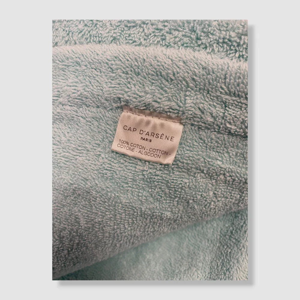 Cap d'Arsène Blue White Serviette De Plage Shower Pool Beach Bathroom Towel